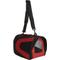 Show in main carousel: Pet Life Airline Approved Folding Zippered Sporty Mesh Dog Carrier, Red & Black, Large slide 7 of 8