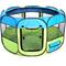 Show in main carousel: Pet Life All-Terrain Wire-Framed Collapsible Travel Dog Playpen, Blue & Green, Large slide 2 of 7