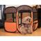 Show in main carousel: Pet Life All-Terrain Wire-Framed Collapsible Travel Dog Playpen, Brown & Orange, Large slide 6 of 8