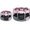 Show in main carousel: Pet Life All-Terrain Wire-Framed Collapsible Travel Dog Playpen, Pink & Grey, Large slide 5 of 6
