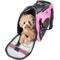 Show in main carousel: Pet Life Altitude Force Airline Approved Zippered Fashion Dog Carrier, Pink, Medium slide 1 of 6