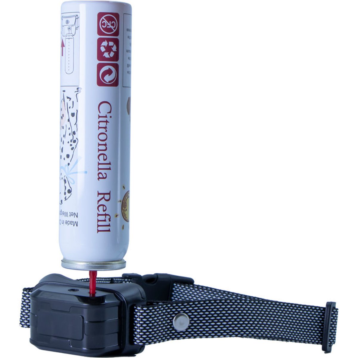 Pet Life Bark-Myst Waterproof Dog Bark Collar, Black