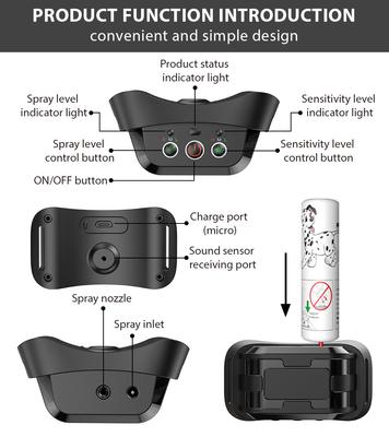 Show full view: Pet Life Bark-Myst Waterproof Dog Bark Collar, Black slide 7 of 9