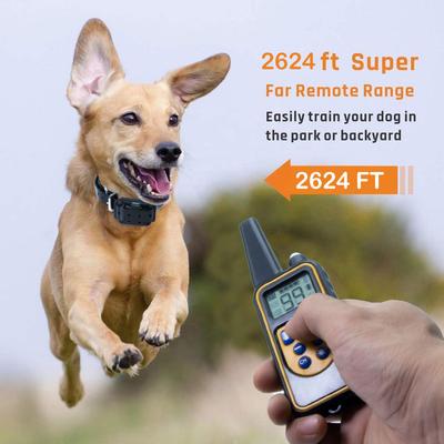 Show full view: Pet Life Barkshield Waterproof Dog Training Collar, Orange/Black slide 6 of 8