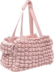 Pet Life Bubble Vogue Ultra-Plush Fashion Designer Dog & Cat Carrier, Pink