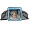 Show in main carousel: Pet Life Capacious Dual-Expandable Soft-Sided Collapsible Travel Dog Crate, Blue, 22.8 inch slide 2 of 7