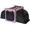 Show in main carousel: Pet Life Capacious Dual-Expandable Soft-Sided Collapsible Travel Dog Crate, Pink, 31.9 inch slide 1 of 8