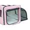 Show in main carousel: Pet Life Capacious Dual-Expandable Soft-Sided Collapsible Travel Dog Crate, Pink, 31.9 inch slide 5 of 8