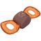 Show in main carousel: Pet Life Chompter Dura-Chew Plush Dog Toy, Orange/Brown slide 1 of 3