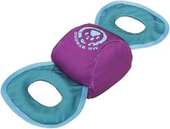 Pet Life Chompter Dura-Chew Plush Dog Toy, Purple/Blue
