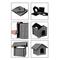 Show in main carousel: Pet Life Collapsi-Pad Folding Lightweight Travel Dog House, Grey slide 2 of 2
