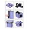 Show in main carousel: Pet Life Collapsi-Pad Folding Lightweight Travel Dog House, Purple slide 3 of 3