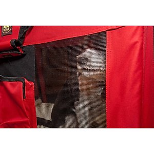 Pet Life Deluxe 360° Vista View House Folding Dog Carrier, Medium