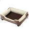 Show in main carousel: Pet Life Dream SmartElectronic Heating & Cooling Bolster Dog Bed, Mocha Brown, Medium slide 1 of 3