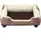 Show in main carousel: Pet Life Dream SmartElectronic Heating & Cooling Bolster Dog Bed, Mocha Brown, Medium slide 2 of 3