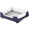 Show in main carousel: Pet Life Dream SmartElectronic Heating & Cooling Bolster Dog Bed, Navy, Medium slide 1 of 7