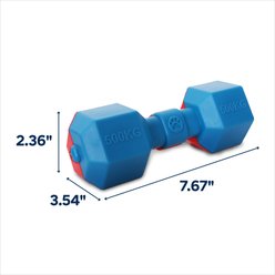 Pet Life Dumbbell Durable Water Floating Chew & Fetch Dog Toy slide 2 of 2