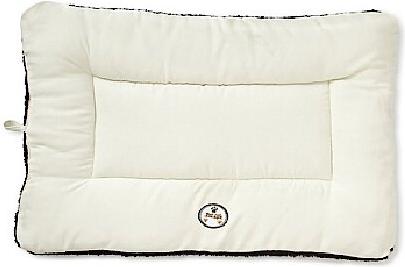 Show full view: Pet Life Eco-Paw Reversible Pillow Dog Bed, Black & White, Large slide 3 of 6