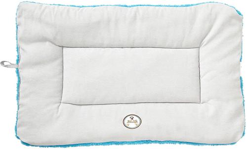 Show full view: Pet Life Eco-Paw Reversible Pillow Dog Bed, Large, Blue & Aqua slide 2 of 4