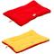 Show in main carousel: Pet Life Eco-Paw Reversible Pillow Dog Bed, Orange & Red, Medium slide 1 of 6