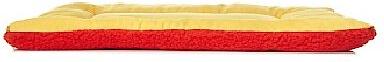 Show full view: Pet Life Eco-Paw Reversible Pillow Dog Bed, Orange & Red, Medium slide 5 of 6