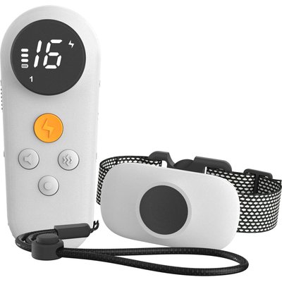 Pet Life Pet Life Ellipse LED Waterproof Dog Training Collar, White