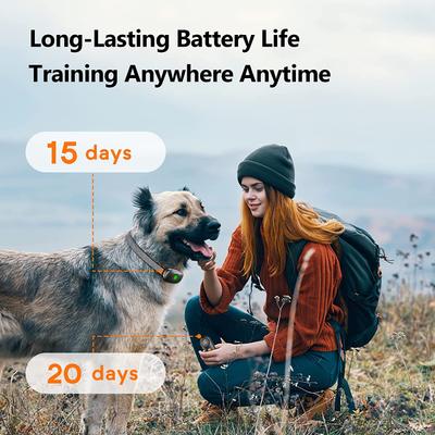 Show full view: Pet Life Ellipse LED Waterproof Dog Training Collar, White slide 6 of 9