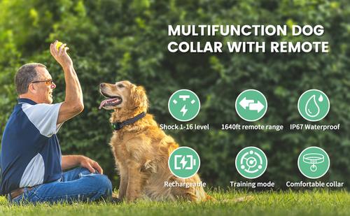 Show full view: Pet Life Ellipse LED Waterproof Dog Training Collar, White slide 4 of 9