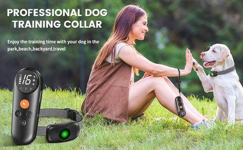 Show full view: Pet Life Ellipse LED Waterproof Dog Training Collar, White slide 5 of 9
