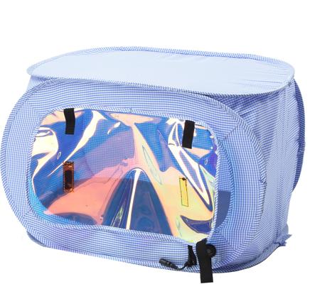 Show full view: Pet Life Enterlude Electronic Heating Dog & Cat Crate, Blue slide 4 of 5