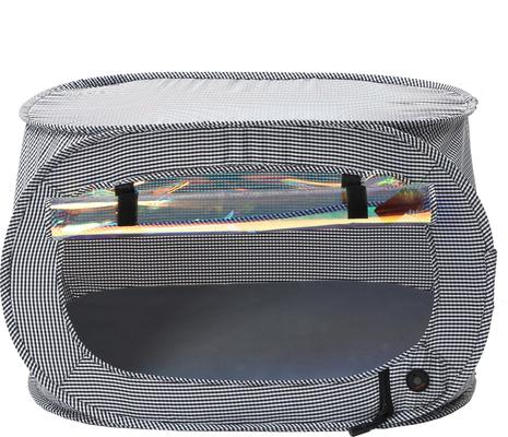 Show full view: Pet Life Enterlude Electronic Heating Dog & Cat Crate, Grey slide 2 of 4