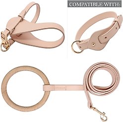 Pet Life Ever-Craft Boutique Series Designer Adjustable Leather Dog Harness, Pink, Large slide 2 of 3