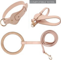 Pet Life Ever-Craft Boutique Series Designer Leather Adjustable Dog Collar, Pink, Small slide 2 of 2