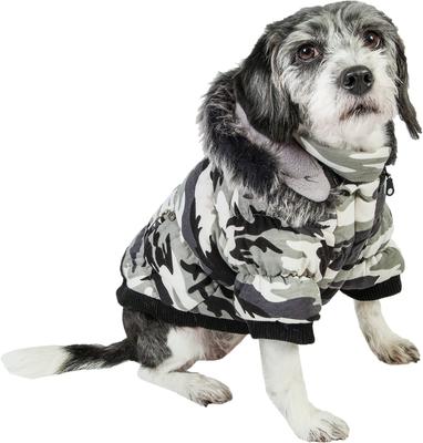 Show full view: Pet Life Fashion Parka Dog Coat, Medium slide 3 of 8