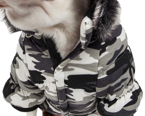 Show full view: Pet Life Fashion Parka Dog Coat, Medium slide 4 of 8