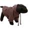 Show in main carousel: Pet Life Fashion Plush Cotton Hooded Dog Sweater, Brown, Large slide 1 of 6