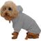 Show in main carousel: Pet Life Fashion Plush Cotton Hooded Dog Sweater, Grey, X-Small slide 3 of 5