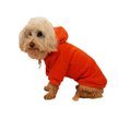 Show in main carousel: Pet Life Fashion Plush Cotton Hooded Dog Sweater, Small, Orange slide 3 of 5