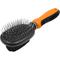 Show in main carousel: Pet Life Flex Series 2-in-1 Dual-Sided Pin & Bristle Grooming Dog & Cat Brush, Orange slide 2 of 2