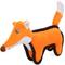 Show in main carousel: Pet Life Foxy-Tail Quilted Plush Animal Squeaky Tug Dog Toy, Orange slide 1 of 3