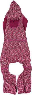 Show full view: Pet Life Full Body Warm Up Active Dog Hoodie, Burgundy, Small slide 5 of 9