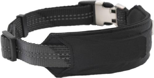Show full view: Pet Life Geo-prene 2-in-1 Shock Absorbing Neoprene Padded Reflective Dog Leash & Collar, Black, Small slide 3 of 4