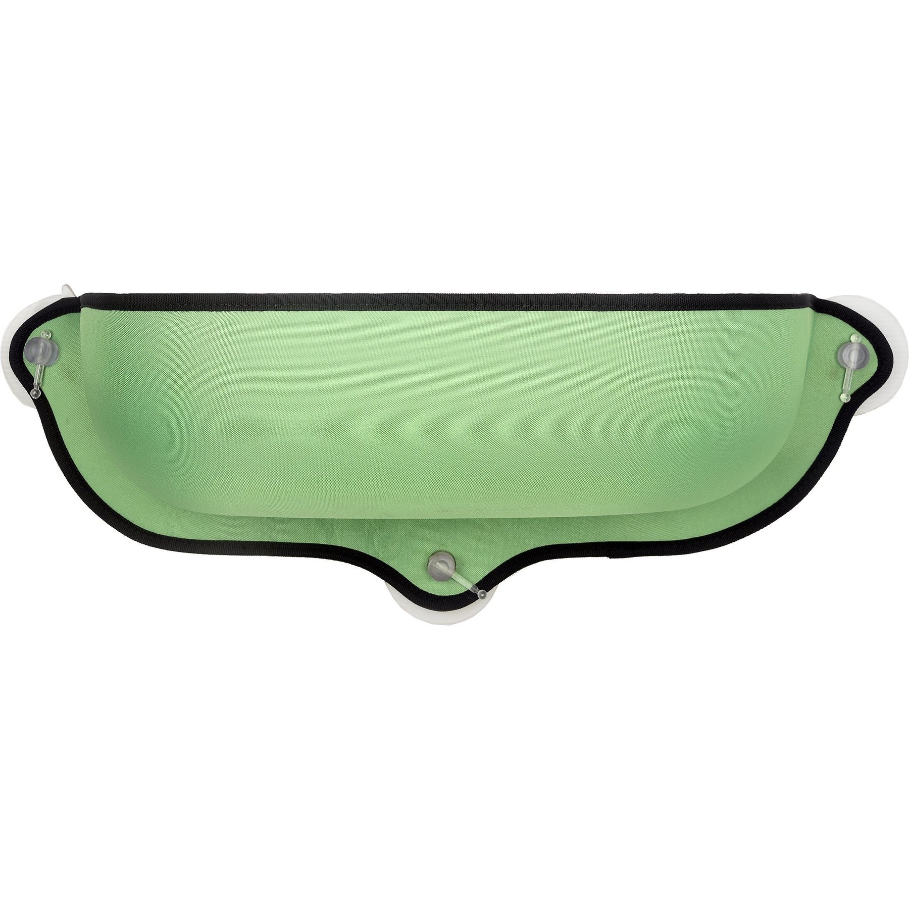 Pet Life Gravity-Lounge Suction Cup Kitty Cat Lounger & Bed, Green