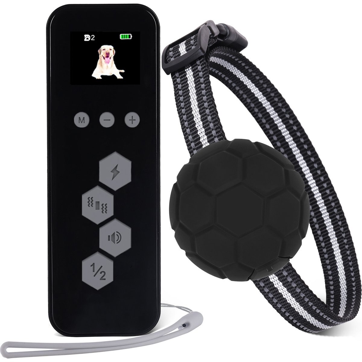 Pet Life Howless Waterproof Dog Training Collar, Black