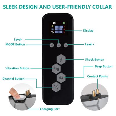 Show full view: Pet Life Howless Waterproof Dog Training Collar, Black slide 2 of 7