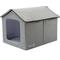 Show in main carousel: Pet Life Hush Puppy Electronic Heating & Cooling Smart Dog House, Grey, Large slide 2 of 9