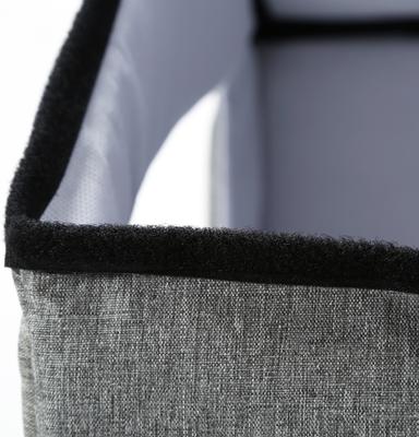 Show full view: Pet Life Hush Puppy Electronic Heating & Cooling Smart Dog House, Grey, Small slide 8 of 9