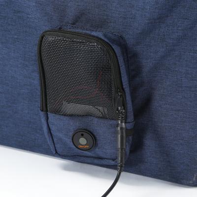 Show full view: Pet Life Hush Puppy Electronic Heating & Cooling Smart Dog House, Navy, Large slide 6 of 9