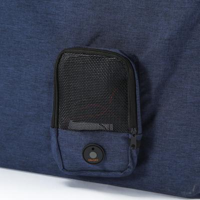 Show full view: Pet Life Hush Puppy Electronic Heating & Cooling Smart Dog House, Navy, Small slide 6 of 10