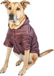Pet Life Lightweight Sporty Avalanche Dog Coat, Brown, X-Large